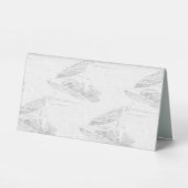 Plaque De Table Dessin au trait, Coquillage, Harpe (Verso)