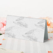Plaque De Table Dessin au trait, Coquillage, Harpe (In SItu (Mariage))