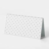 Plaque De Table Dessin au trait, Lilas blanc (Verso)