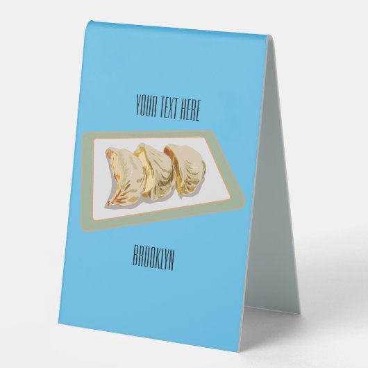 Plaque De Table Dessin de Jiaozi / Chinese dumplings (Recto)