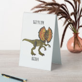 Plaque De Table Dilophosaurus dessin animé (En SItu (Tableau))