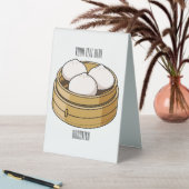 Plaque De Table Dim sum dessin animé (En SItu (Tableau))