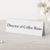 Directeur du café tourne Funny Office Blanc