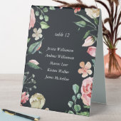 Plaque De Table disposition de sièges à fleurs clair de lune (En SItu (Tableau))