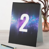 Plaque De Table DJ Techno Dance Party Bar Mitzvah Table Tente (En SItu (Tableau))