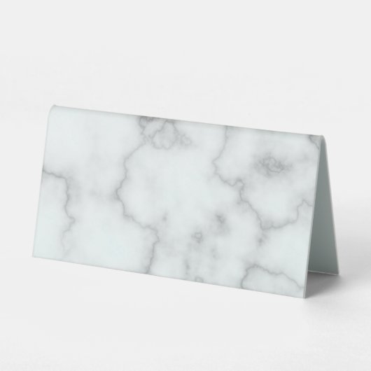Plaque De Table do-it-yourself Élégant Marbre blanc Faux (Recto)