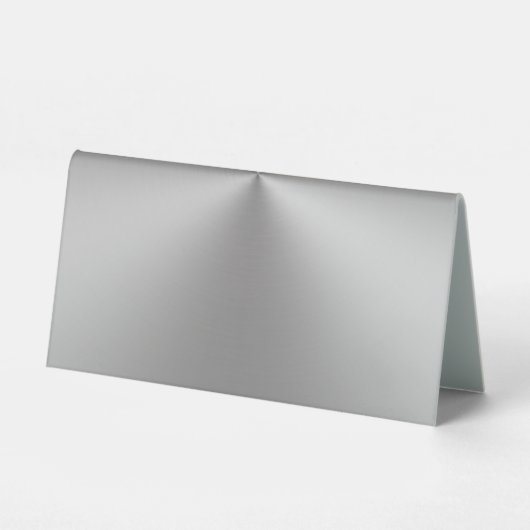 Plaque De Table do-it-yourself moderne apparence de métal brossé (Recto)