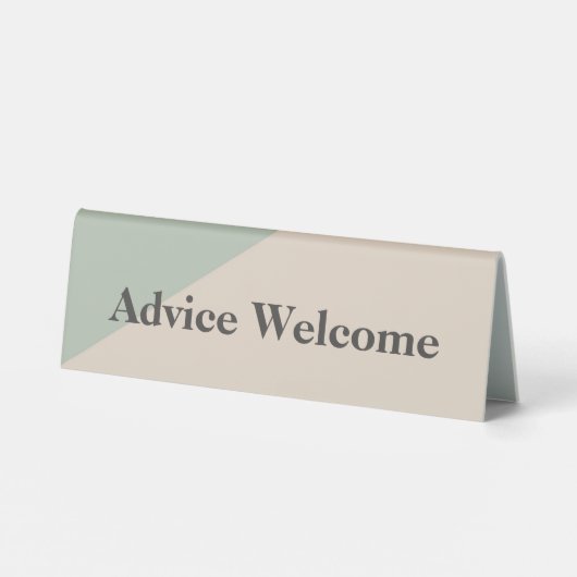 Plaque De Table Do Not Disturb No Advice Needed Productivity (Verso)
