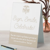 Plaque De Table Docteur en pharmacie PharmD livre d'or (En SItu (Tableau))