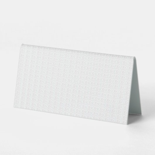 Plaque De Table Dot, Dove Grey (Recto)
