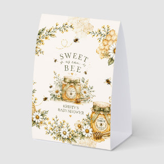 Plaque De Table Douce comme peut être une abeille Fête de bébé abe