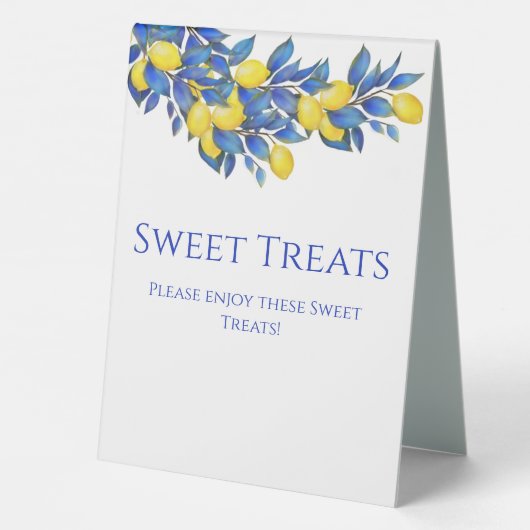 Plaque De Table Douceurs mariages - Lémons-Méditerranée- (Verso)