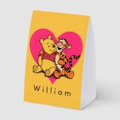 Plaque De Table Doux Winnie l'ourson et Tigger (Verso)