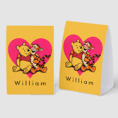 Plaque De Table Doux Winnie l'ourson et Tigger (Recto/verso)
