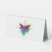 Plaque De Table Dragonfly en arc-en-ciel (Verso)