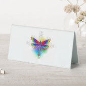 Plaque De Table Dragonfly en arc-en-ciel (En SItu (Tableau))