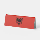 Plaque De Table Drapeau albanais (Recto)
