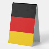 Plaque De Table Drapeau allemand (Verso)