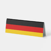 Plaque De Table Drapeau allemand (Verso)