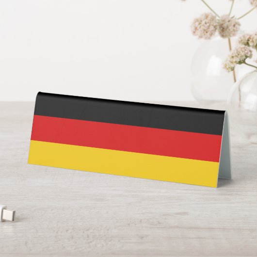 Plaque De Table Drapeau allemand (En SItu (Tableau))