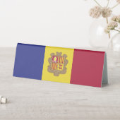 Plaque De Table drapeau d'Andorre (En SItu (Tableau))