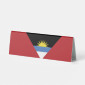 Plaque De Table Drapeau d'Antigua-et-Barbuda (Verso)
