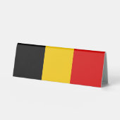 Plaque De Table Drapeau de Belgique (Recto)