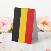 Plaque De Table Drapeau de Belgique (In SItu (Mariage))