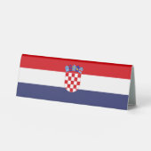 Plaque De Table Drapeau de Croatie (Recto)