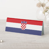 Plaque De Table Drapeau de Croatie (En SItu (Tableau))