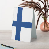 Plaque De Table Drapeau de Finlande (En SItu (Tableau))