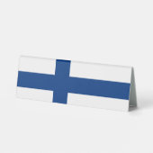 Plaque De Table Drapeau de Finlande (Verso)