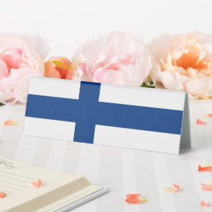 Plaque De Table Drapeau de Finlande