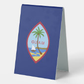 Plaque De Table Drapeau de Guam (Verso)