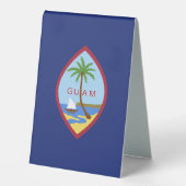 Plaque De Table Drapeau de Guam (Recto)