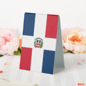 Plaque De Table Drapeau de la République Dominicaine (In SItu (Mariage))