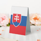 Plaque De Table Drapeau de la Slovaquie (In SItu (Mariage))