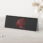 Plaque De Table Drapeau de la Turquie (En SItu (Tableau))
