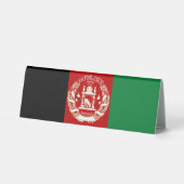 Plaque De Table Drapeau de l'Afghanistan (Recto)