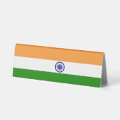 Plaque De Table Drapeau de l'Inde (Verso)