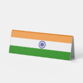 Plaque De Table Drapeau de l'Inde (Recto)