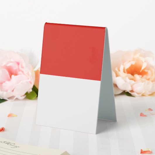 Plaque De Table Drapeau de l'Indonésie (In SItu (Mariage))