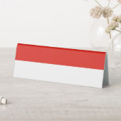 Plaque De Table Drapeau de l'Indonésie (En SItu (Tableau))