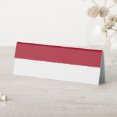 Plaque De Table Drapeau de Monaco (En SItu (Tableau))