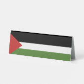 Plaque De Table Drapeau de Palestine (Verso)