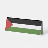 Plaque De Table Drapeau de Palestine (Recto)