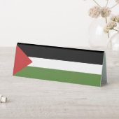 Plaque De Table Drapeau de Palestine (En SItu (Tableau))