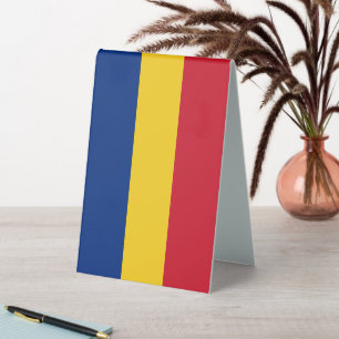 Plaque De Table Drapeau de Roumanie