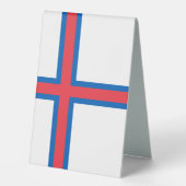 Plaque De Table Drapeau des îles Féroé (Recto)