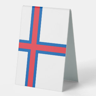 Plaque De Table Drapeau des îles Féroé